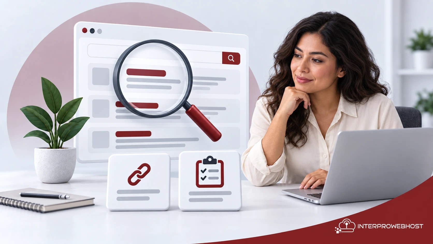 A website owner reviews search visibility tasks