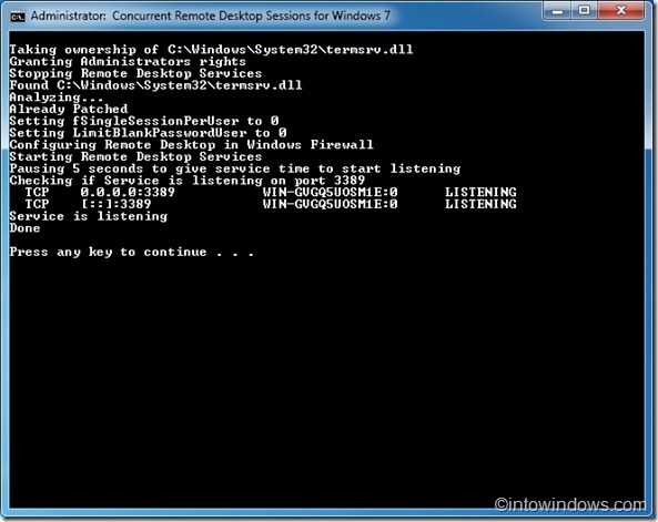 Solution to Enable Remote Desktop Connection In Windows 7 Home Premium
