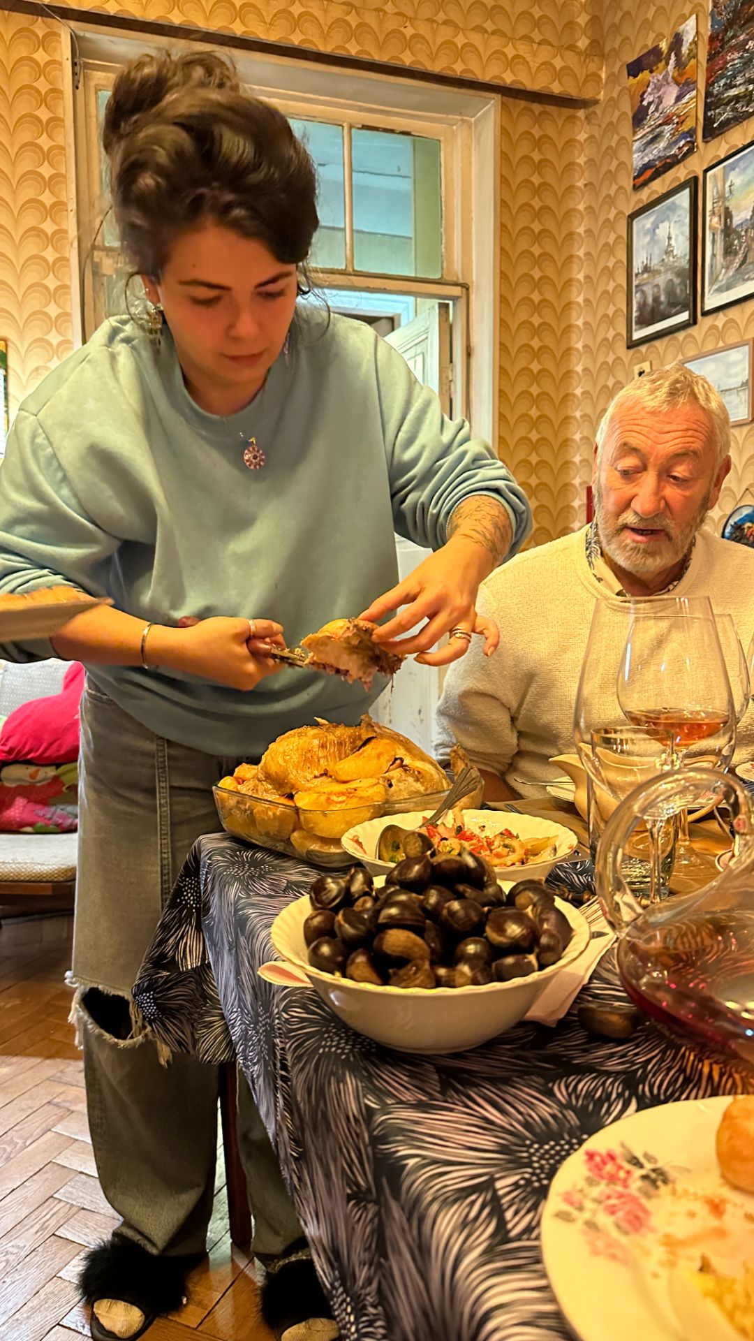 Mary Tokmachyan serves up the supra feast.