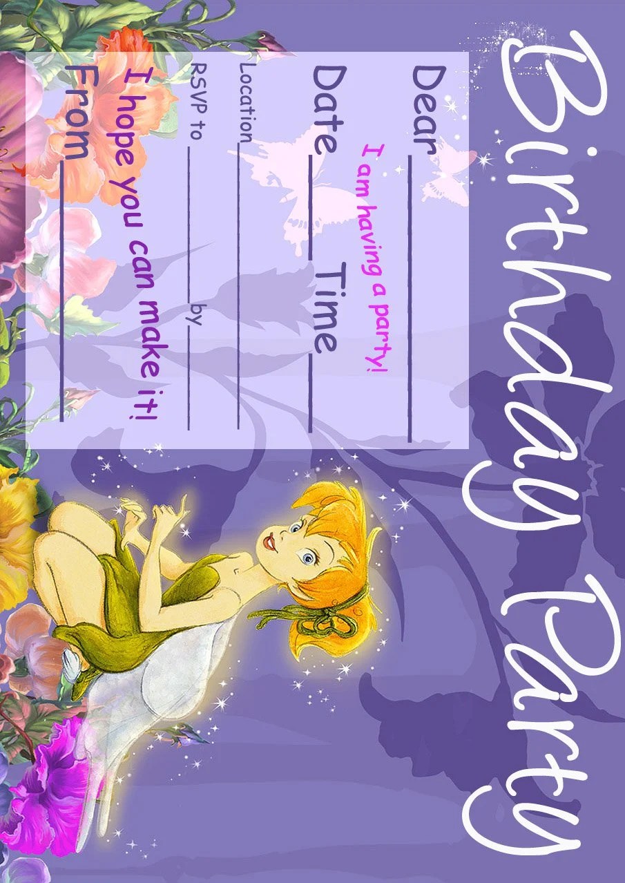 printable 7th birthday invitation templates
