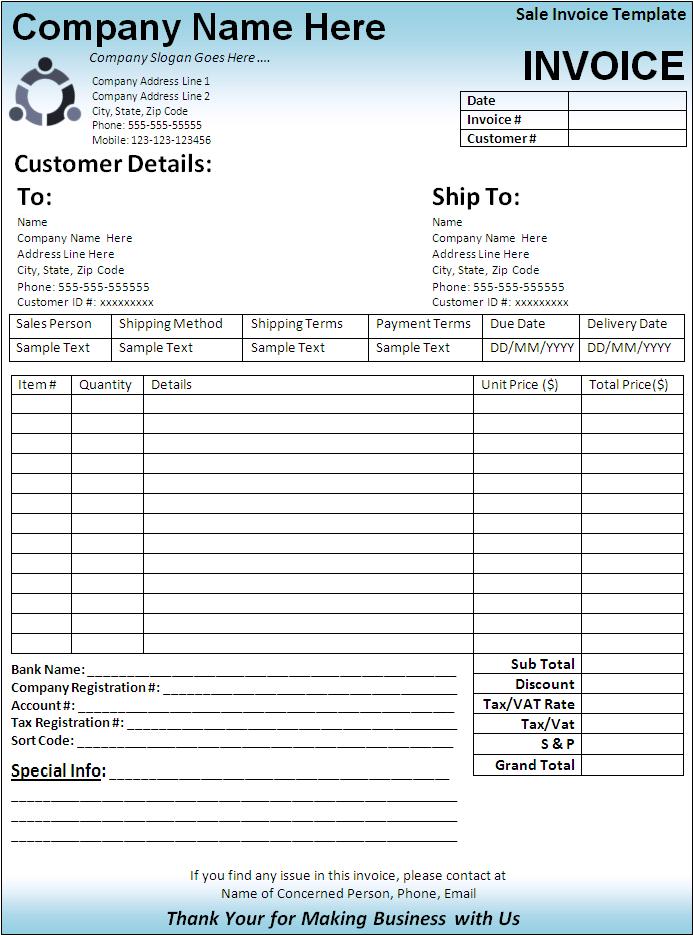 itemized invoice template invoice example