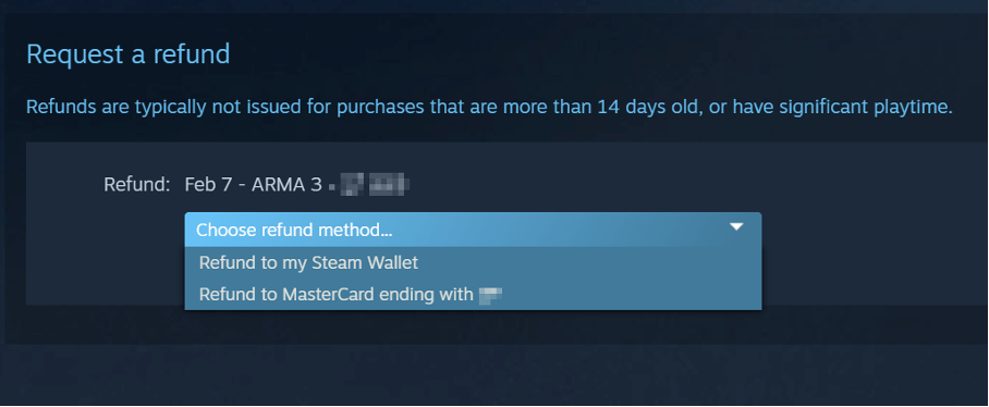 Steam How To Get A Refund On The Video Game Platform IONOS UK Steam Refund Step3 