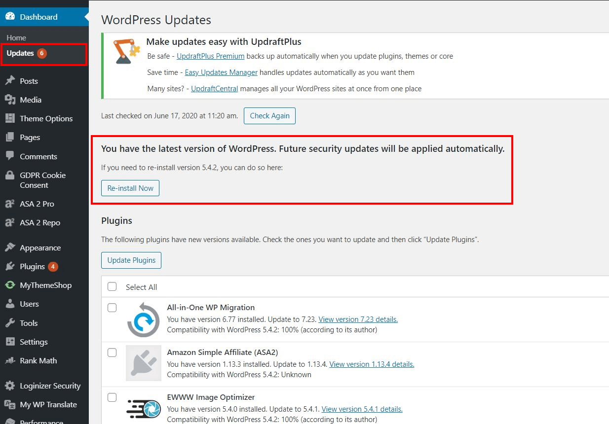 You can open it to check the version of wordpress that is running on your website. How to check your WordPress version and keep WordPress up-to-date - IONOS