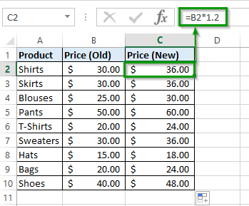 Select cell c3 by clicking on it by your mouse. Percentages In Excel How To Use The Percentage Formula In Excel Ionos