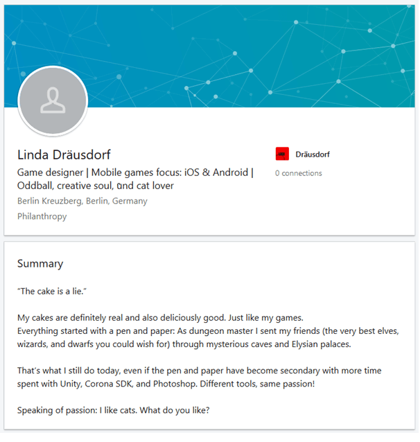 Das wichtigste auf einen blick: The Perfect Linkedin Summary Tips Examples Ionos