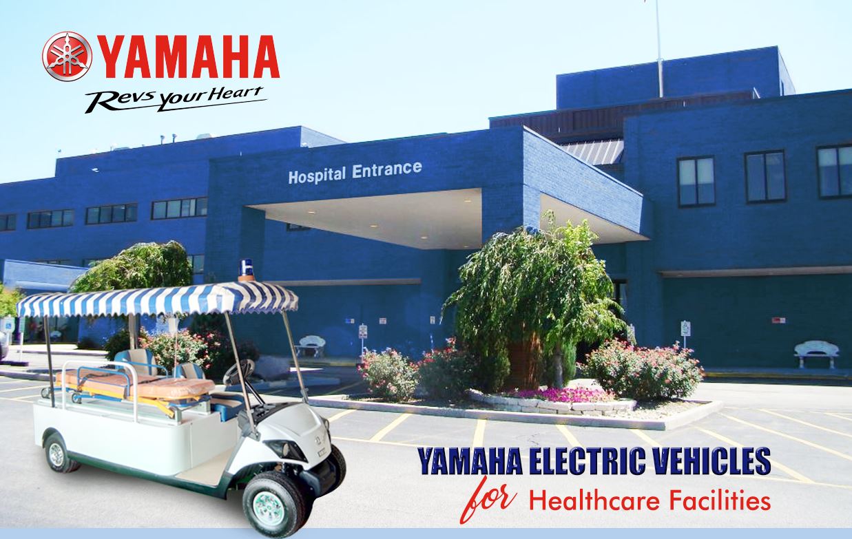 Yamaha electric vehicles for healthcare facilities