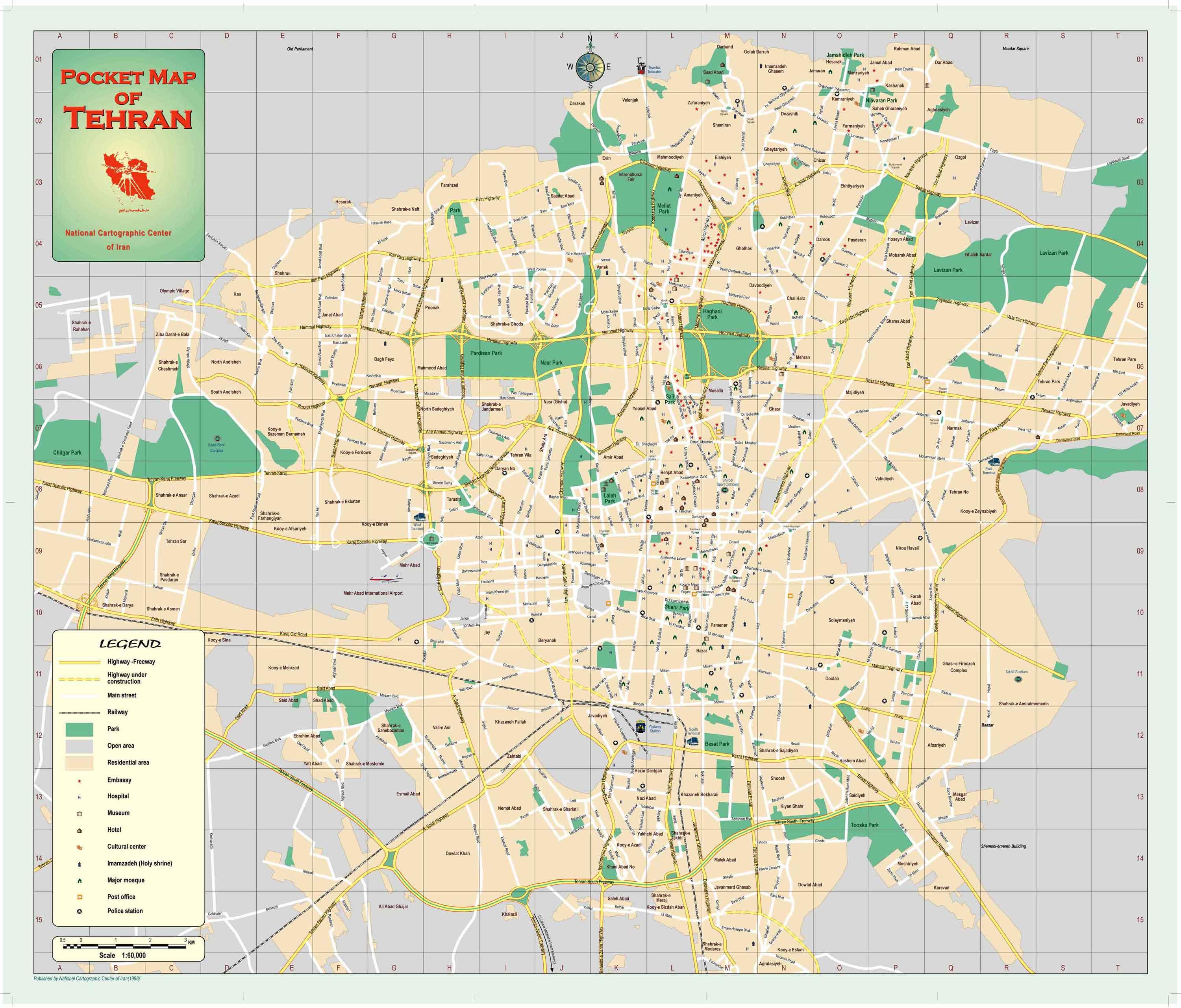 Tehran Maps IranMap Tehran Mapb.JPG