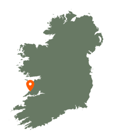 Doonbeg Castle Ireland Highlights Map.