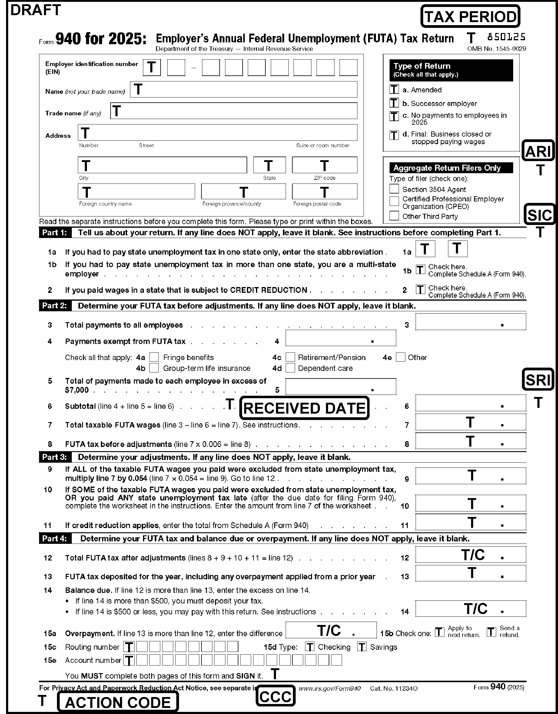 If you had more than one railroad employer and more than $5,350.80 in tier 2 rrta tax 3.11.154 Unemployment Tax Returns | Internal Revenue Service