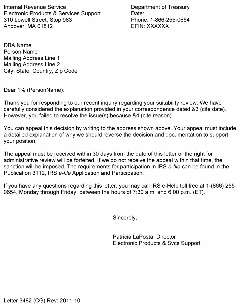 Writing A Letter Of Appeal To The Irs