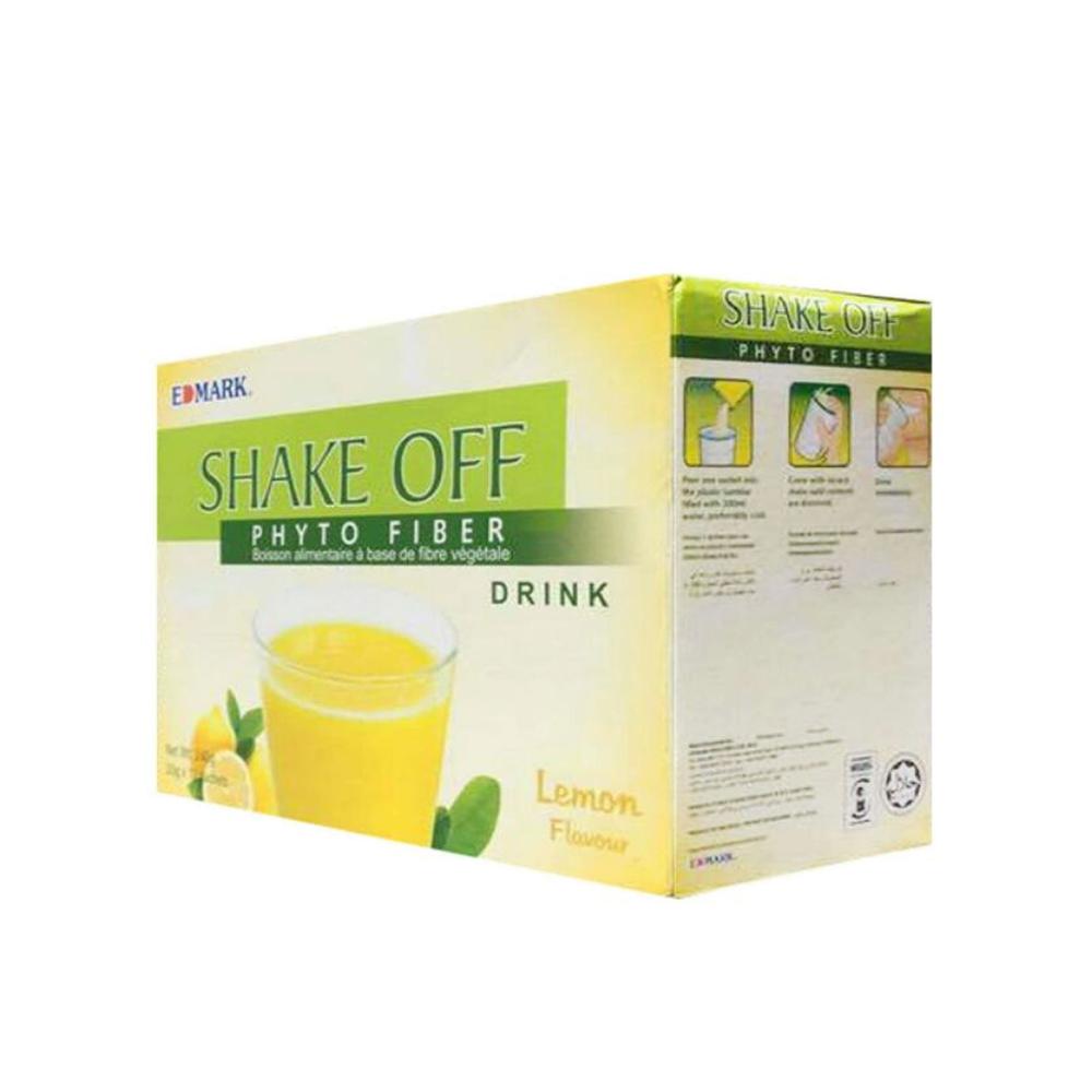 Shake Off Edmark – Extrait De Fibre Pour Perte De Poids Et Nettoyage Du Colon – 2 Saveurs, 12 Sachets – Neuf