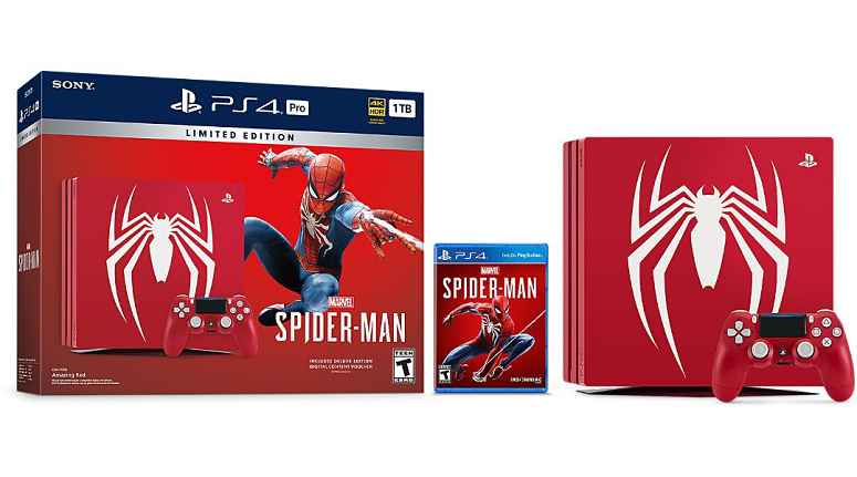 Spider-Man PS4 Pro Bundle Revealed