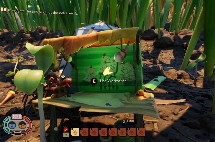 How to get a workbench in Grounded