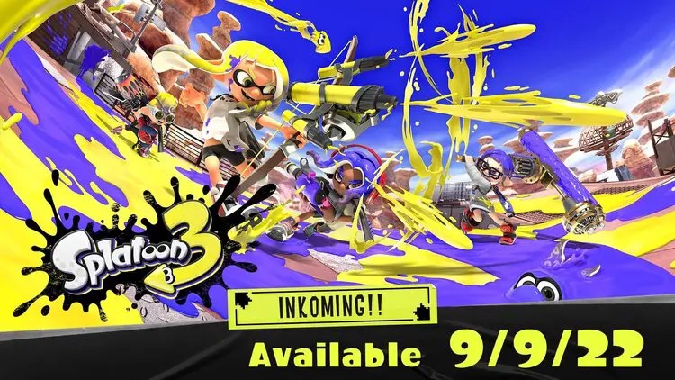 Splatoon 3 launches on September 9