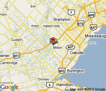 Milton Map And Satellite Images.