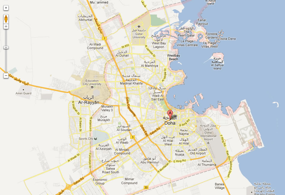 Interactive Doha Map Of.