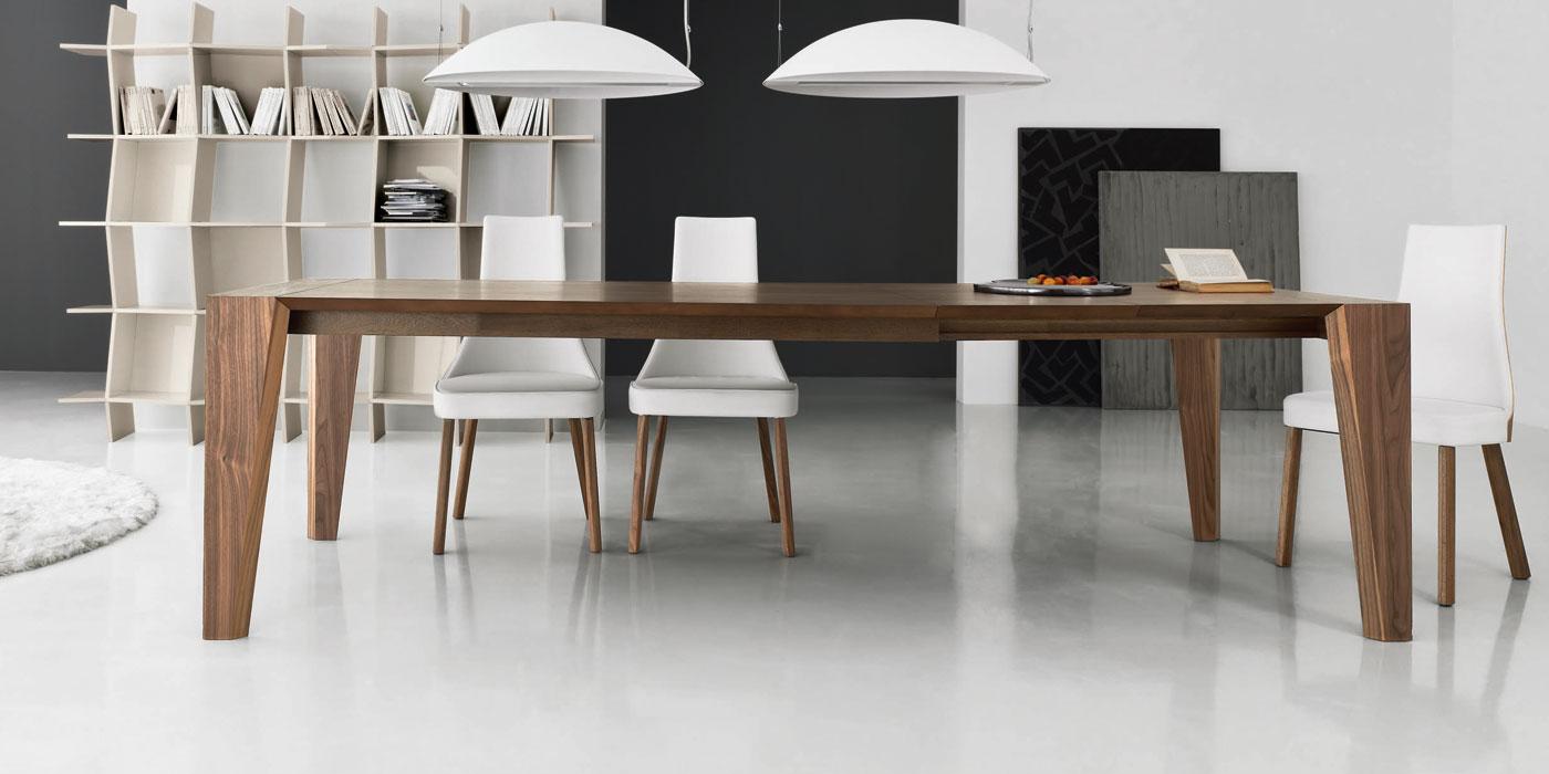 Pulse Extendable Wood Dining Table Shop Online Italy Dream Design