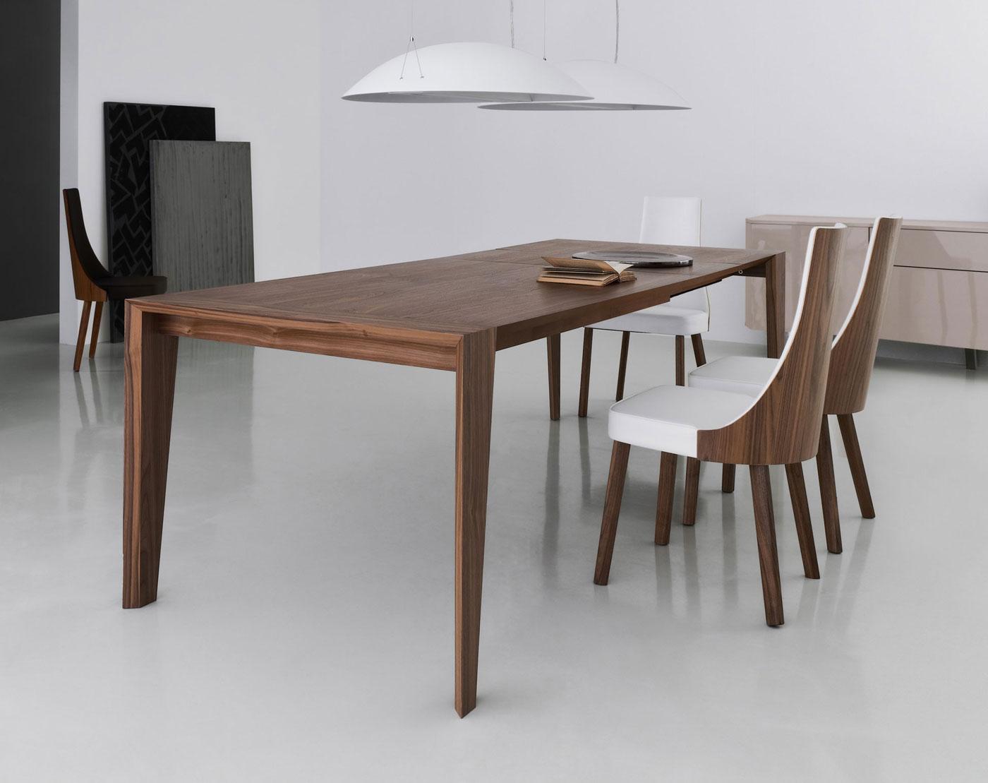 Pulse Extendable Wood Dining Table Shop Online Italy Dream Design