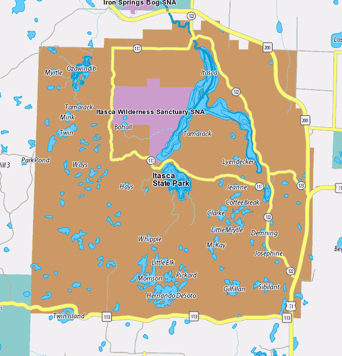 Download 6+ Itasca State Park Map