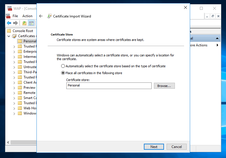Routing and Remote Access in Windows Server 2016 (Part 4): Configure Web Application proxy (68) Routing and Remote Access in Windows Server 2016 (Part 4): Configure Web Application proxy (68)