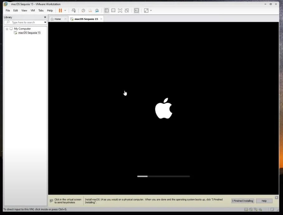install macOS sequoia on VM