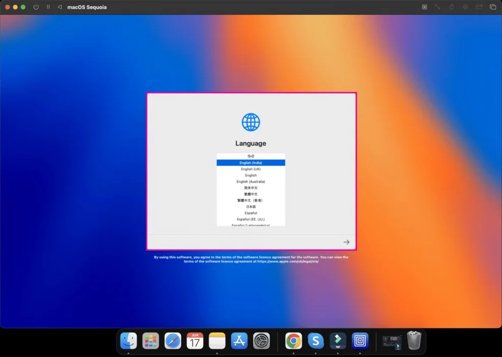 install macos Sequoia on UTM VM
