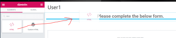 Add HTML Block