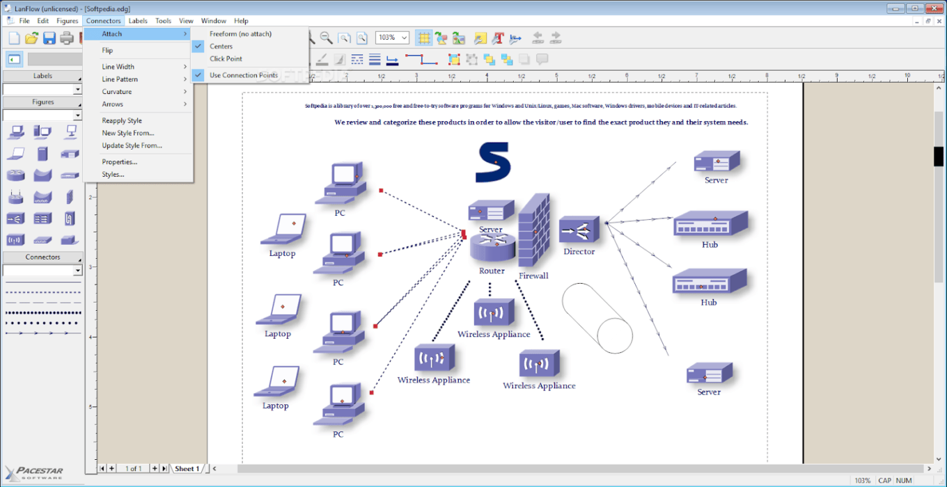14 Best Network Diagram Mapping And Topology Tools For 2026 LanFlow Screenshot 1360x700 