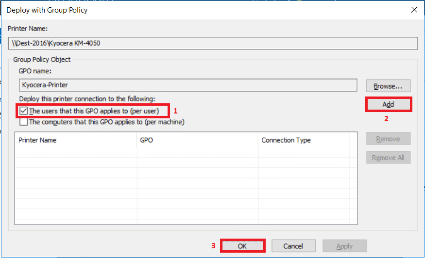 print server windows 2016