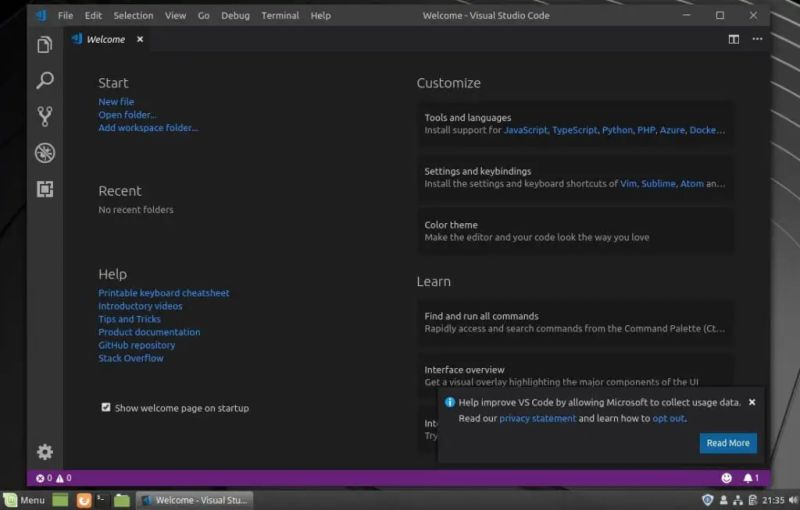 How To Install Visual Studio Code On Ubuntu 18 04 Linux Mint 19 Debian 9 - Ocean Illustrations - Stunning 8K Collection