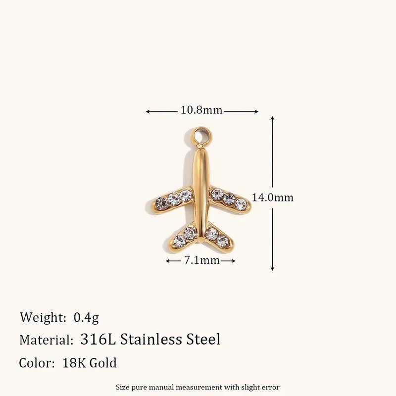 Airplane Charm