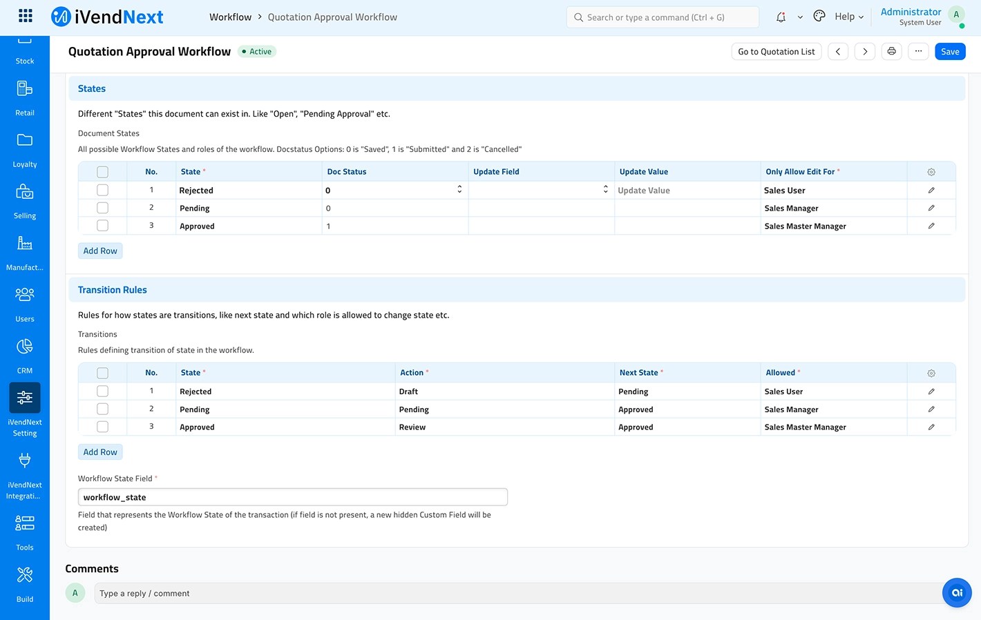 Configurable Workflows