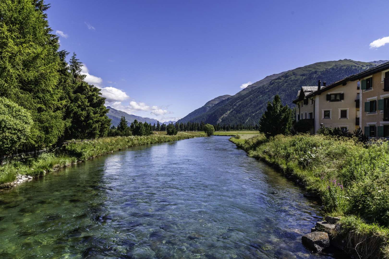 l'Inn a Celerina in Engadina