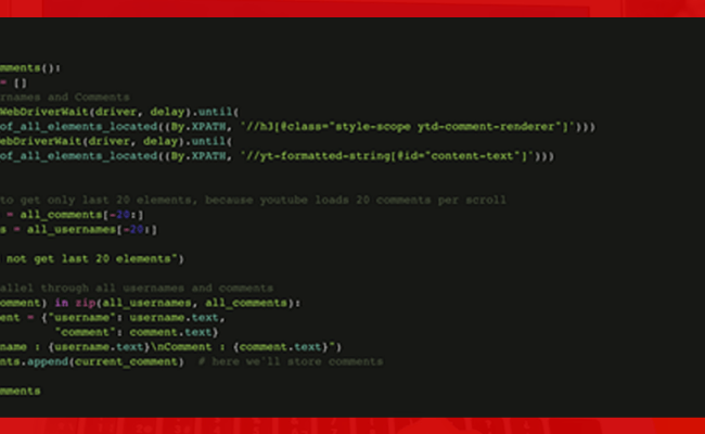 A Comprehensive Guide On How To Scrape YouTube Comments Using Python?