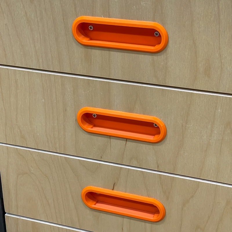 ラウンドチェスト３D Recessed Drawer Pull (3D file) | Jackman Works
