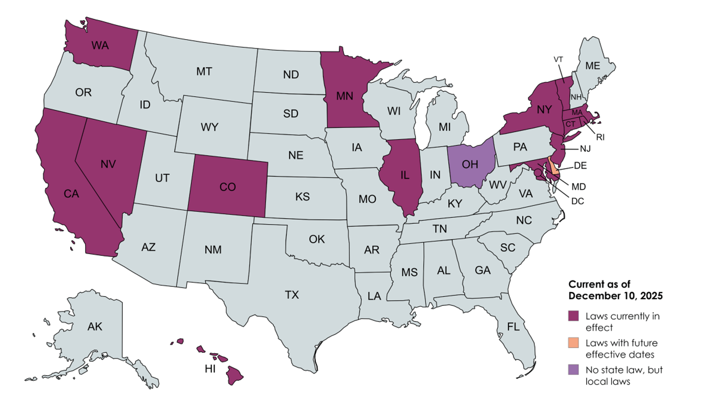 The Year Ahead 2026 Enhancing Data Driven Decision Making Jackson Lewis Pay Map 