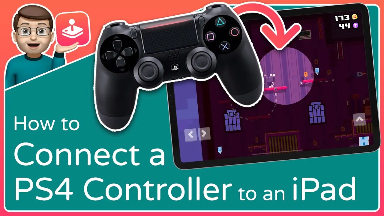 How to Connect a PS4 DualShock Controller to your iPad – video thumbnail
