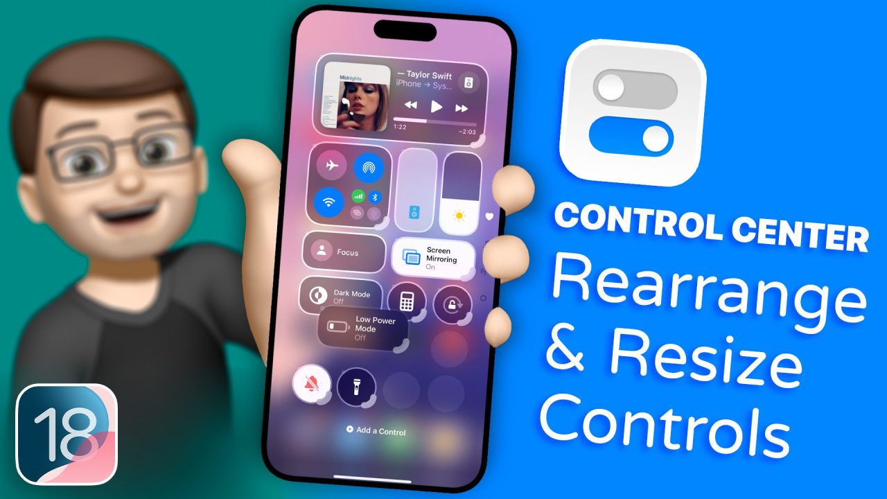 Personalise Control Center by Rearranging and Resizing Buttons – video thumbnail