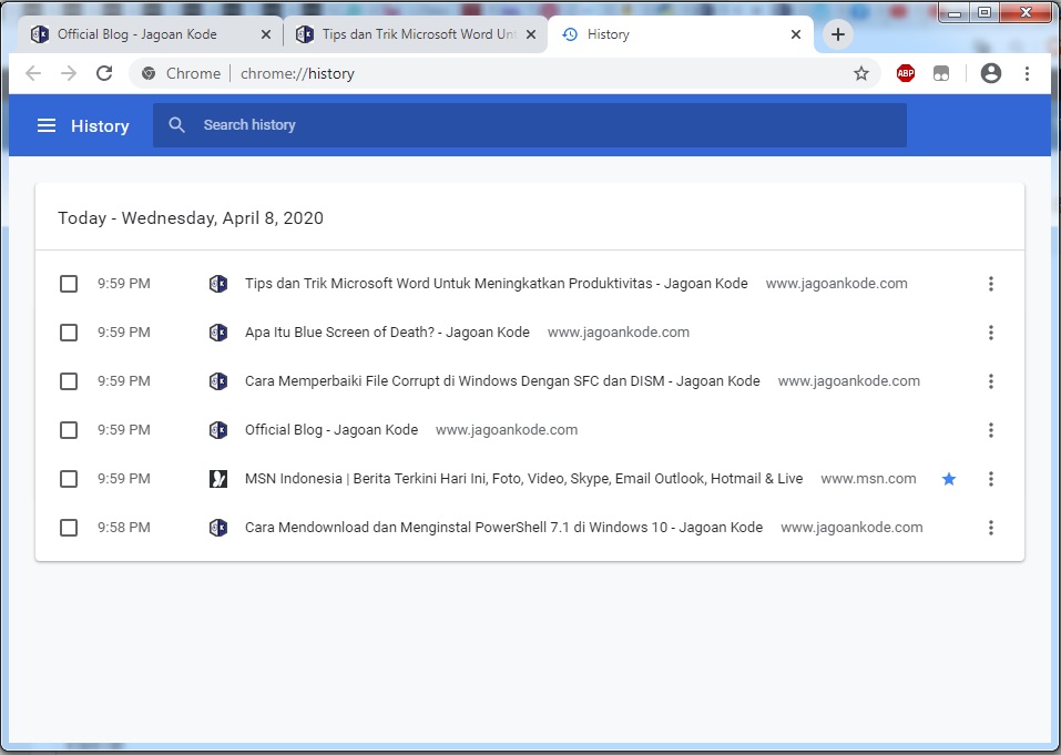 Daftar Shortcut Keyboard Yang Bisa Digunakan Di Semua Browser Jagoan Kode