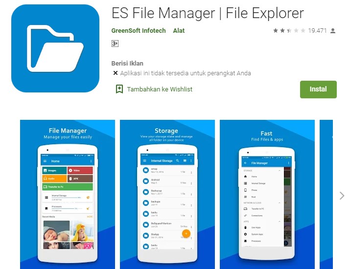 ES File Manager File Explorer