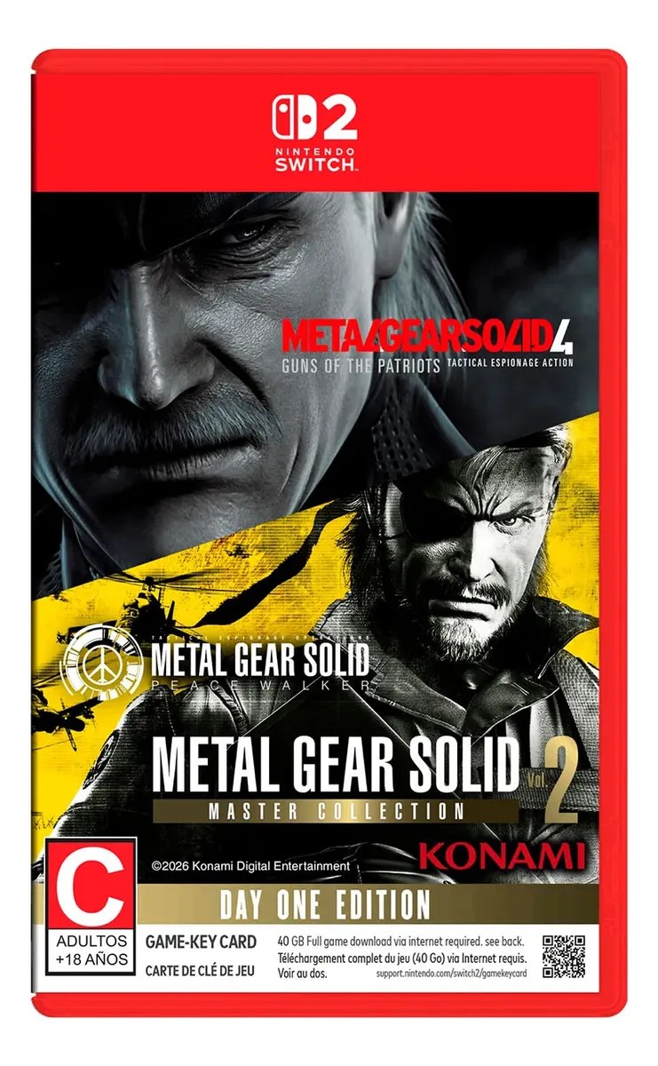 MGS Master Collection Vol. 2 — Nintendo Switch 2