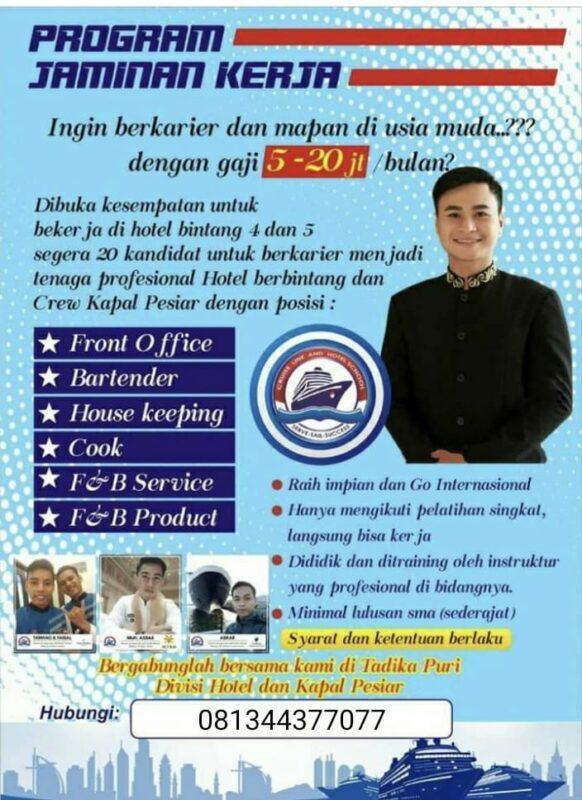 Jalur transit berikut memiliki rute yang melewati dekat yayasan . Lowongan Kerja Program Pelatihan Hoteliers Di Tadika Puri Jakartakerja