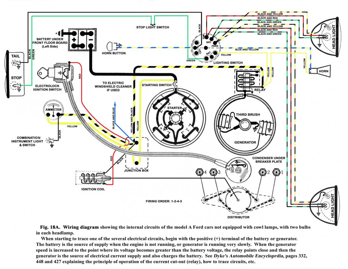 A vehicle wiring diagram is a lot like a road map, according to search auto parts. Technical 1929 A 6v To 12v Wiring Diagram Help The H A M B