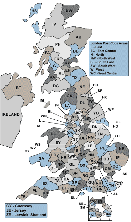 Namely, if you're a trendsetter or not. Jampot Postcode Map Postcodemap