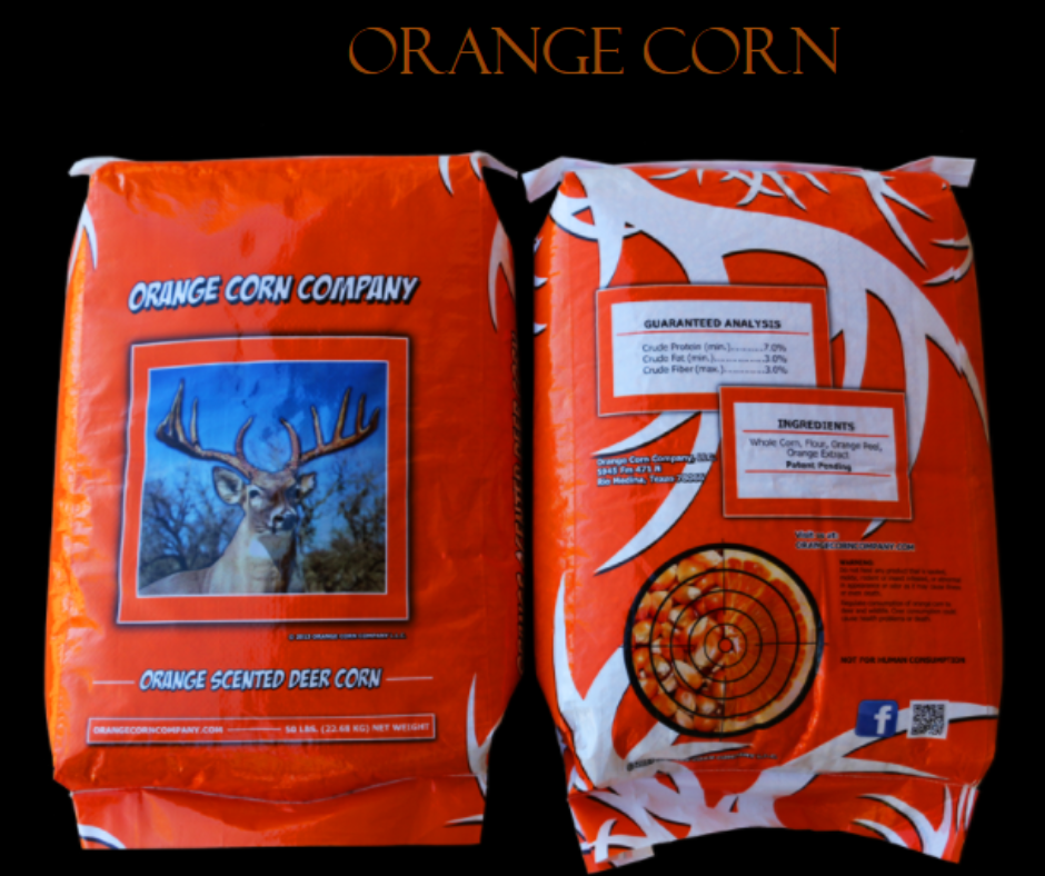 Orange Corn Deer Feed