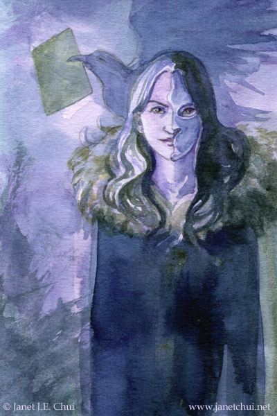 Watercolour sketch by Janet Chui