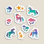 Unicorn Games Magnet Set