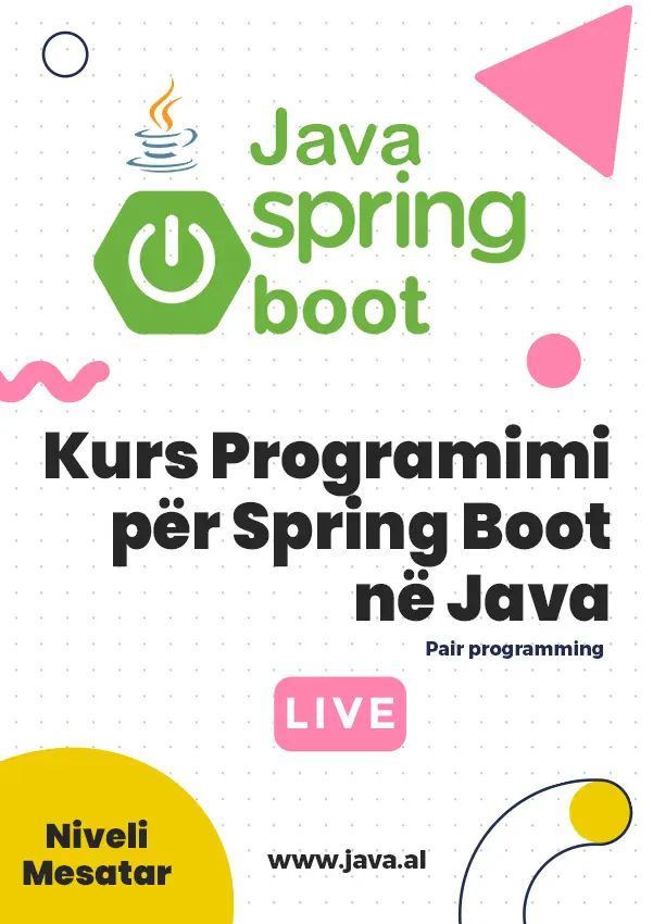 Kurs Programimi N Java Niveli Avancuar Live Java Al - Best City Arts in HD