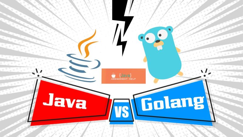 Golang Vs Java Comparison Go Vs Java Performance - Abstract Illustration Collection - Mobile Quality