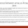 9 Differences Between Array And ArrayList In Java - Java Code Geeks